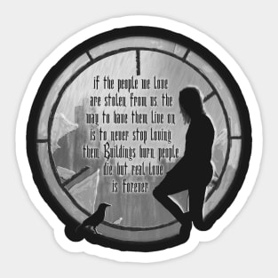 The Crow Window Sticker